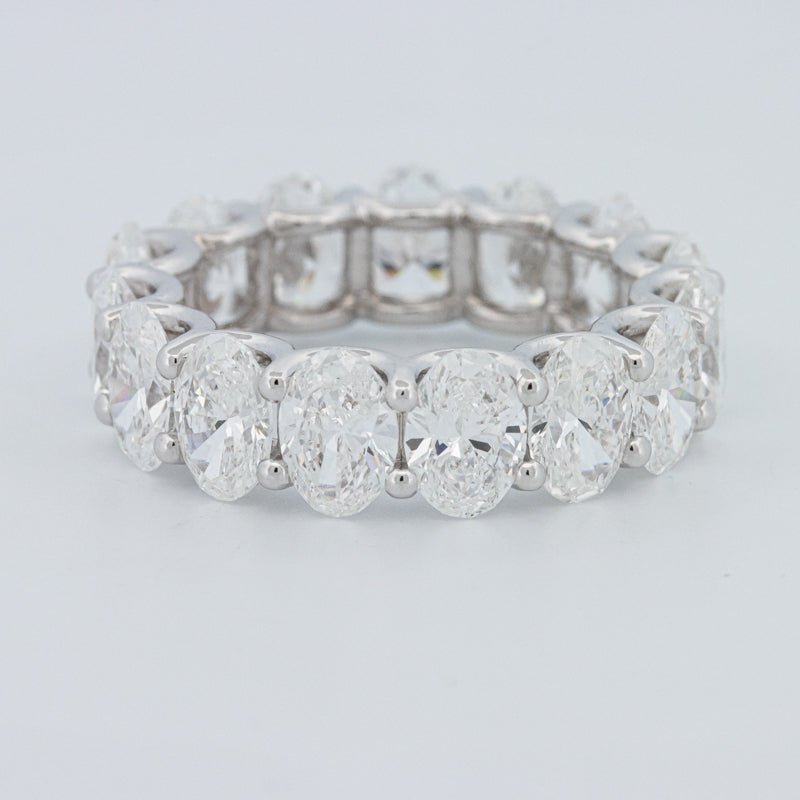 7.75 CT Full Oval Eternity Ring (LG) - ZIZOV DIAMONDS