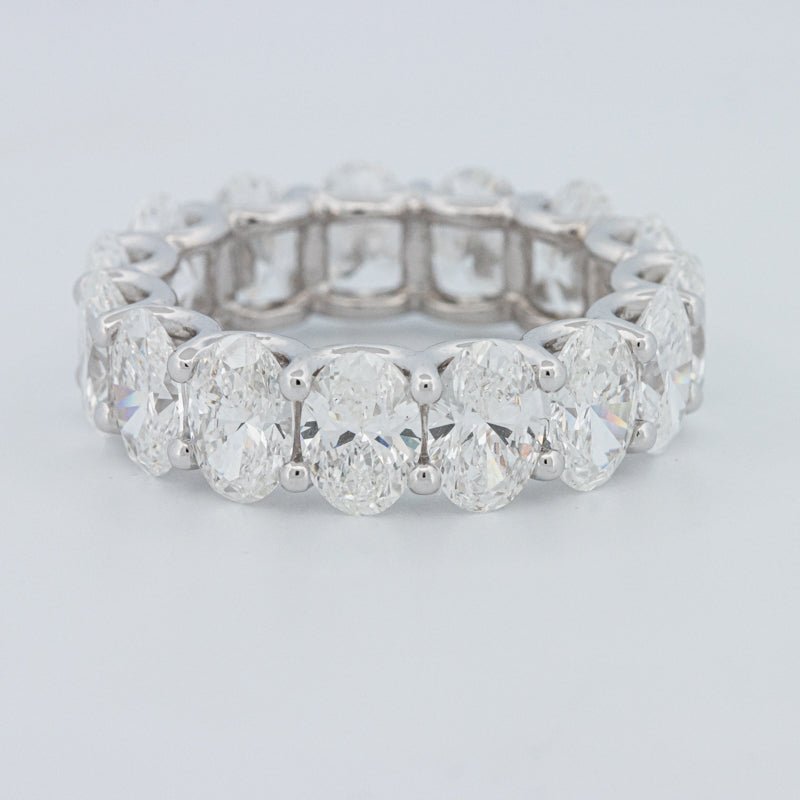 7.75 CT Full Oval Eternity Ring (LG) - ZIZOV DIAMONDS