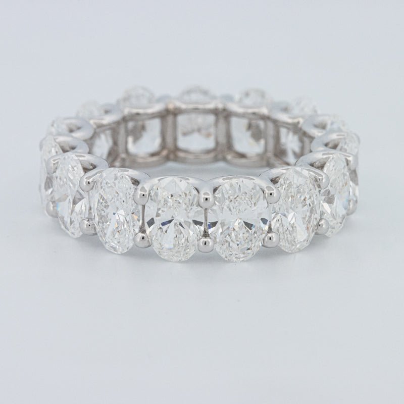 7.75 CT Full Oval Eternity Ring (LG) - ZIZOV DIAMONDS