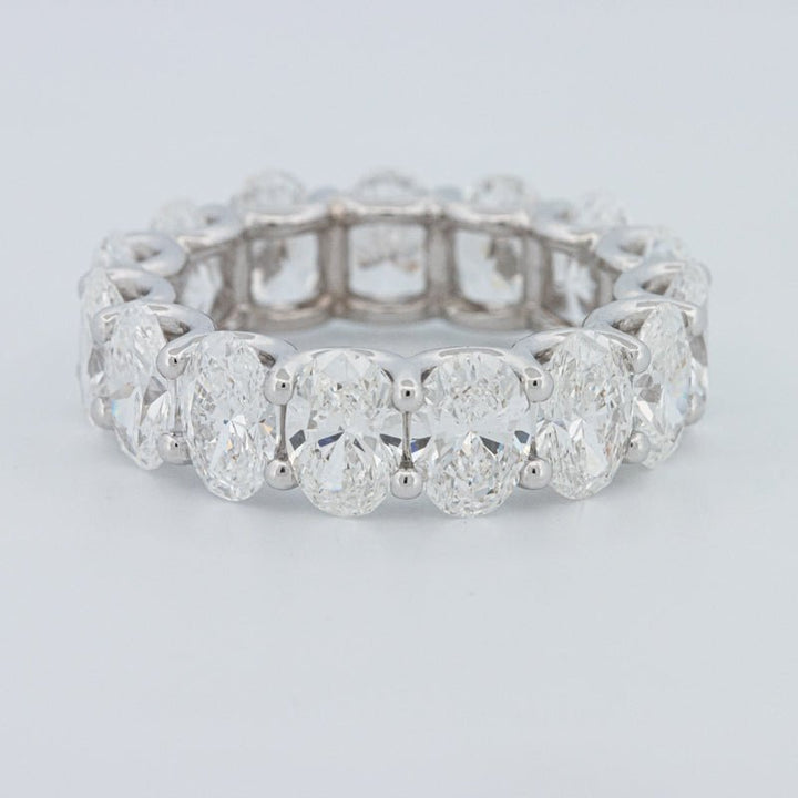 7.75 CT Full Oval Eternity Ring (LG) - ZIZOV DIAMONDS