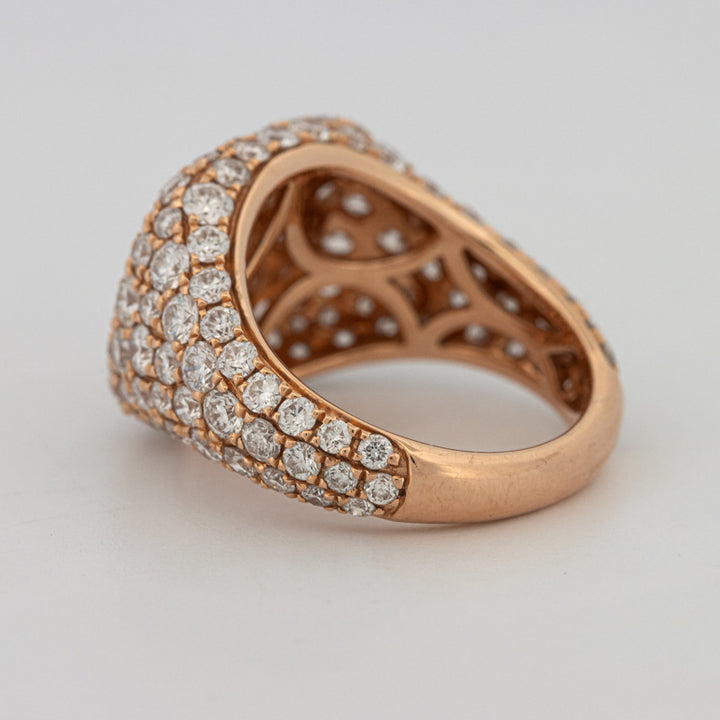 Full Diamond Signet Ring