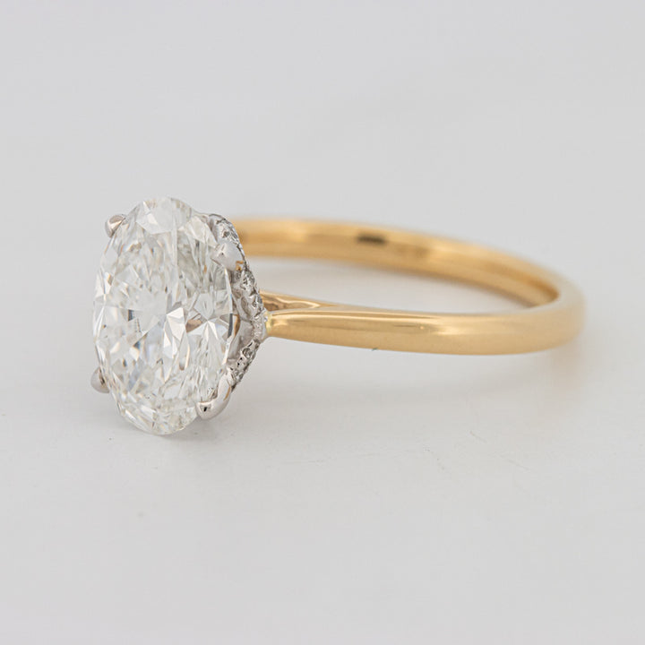 Oval Cut "Collar" Solitaire (LG)