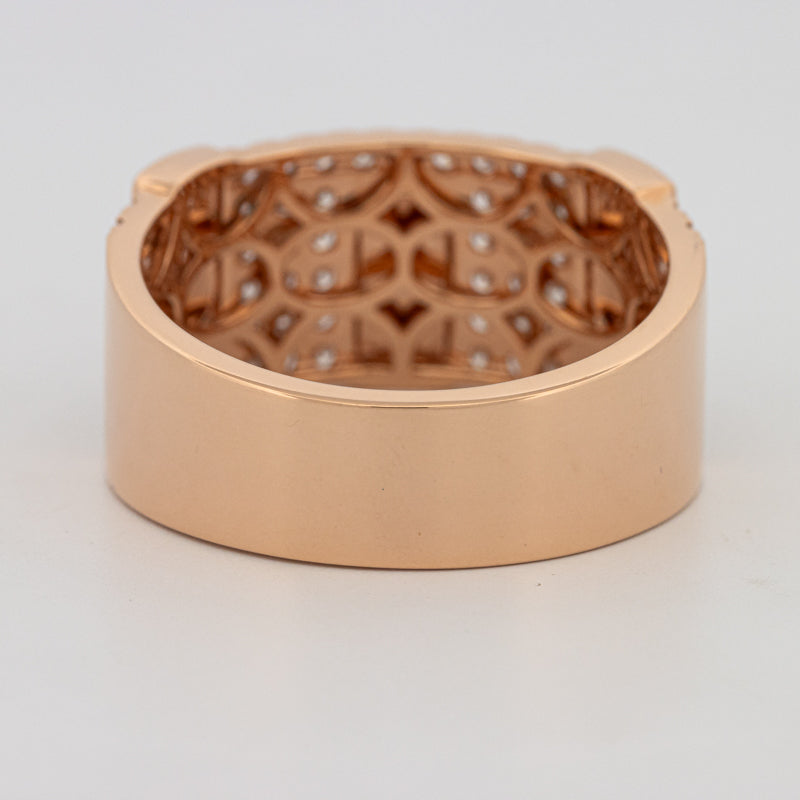 Men's Rosé Gold "Screw" Ring