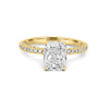 Cushion Cut Under-Halo Pavé Solitaire (LG)