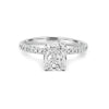 Cushion Cut Under-Halo Pavé Solitaire (LG)