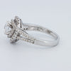 Round Cut Double Halo Pavé Solitaire (LG)