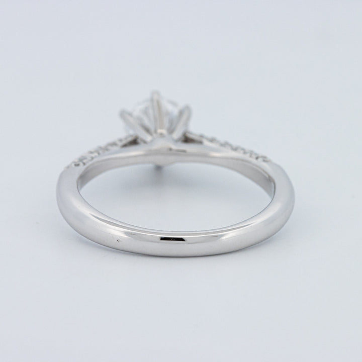 Round Cut Pavé Solitaire (LG)