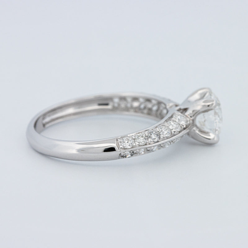 Round Cut Pavé Solitaire (LG)