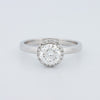 Round Cut Halo Solitaire (LG)