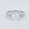 Round Cut Pavé Solitaire (LG)