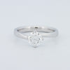 Round Cut Twist Band Solitaire (LG)