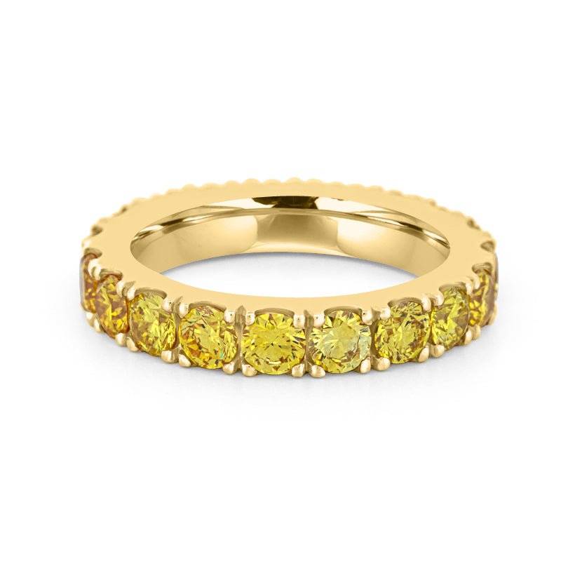 Full Yellow Diamonds Eternity Ring (LG)