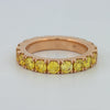 Full Yellow Diamonds Eternity Ring (LG)
