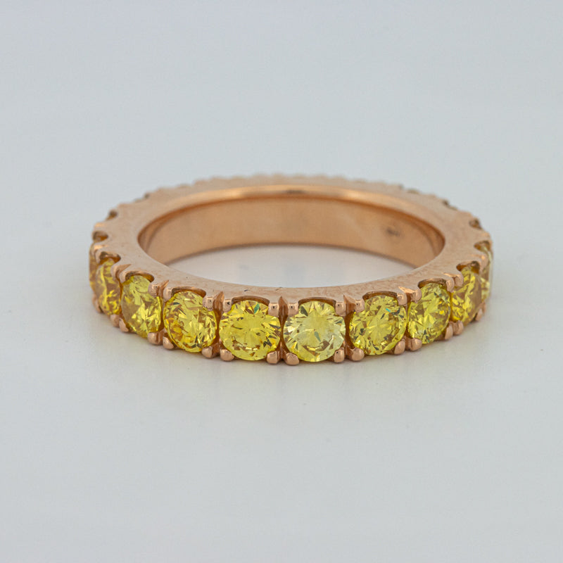 Full Yellow Diamonds Eternity Ring (LG)
