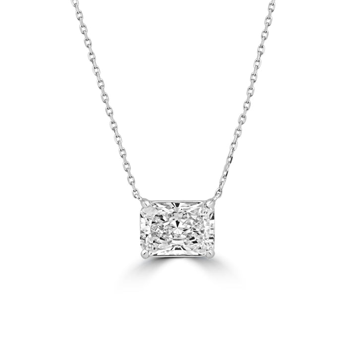 Pendentif Classique Taille Radiant 5.53 CT (LG)