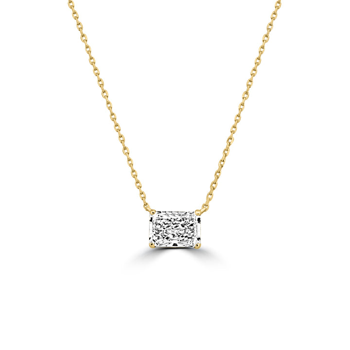 Pendentif Classique Taille Radiant 2.49 CT (LG)