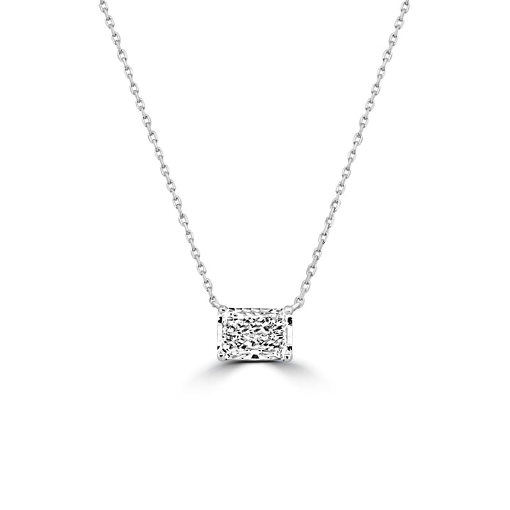 Pendentif Classique Taille Radiant 2.49 CT (LG)