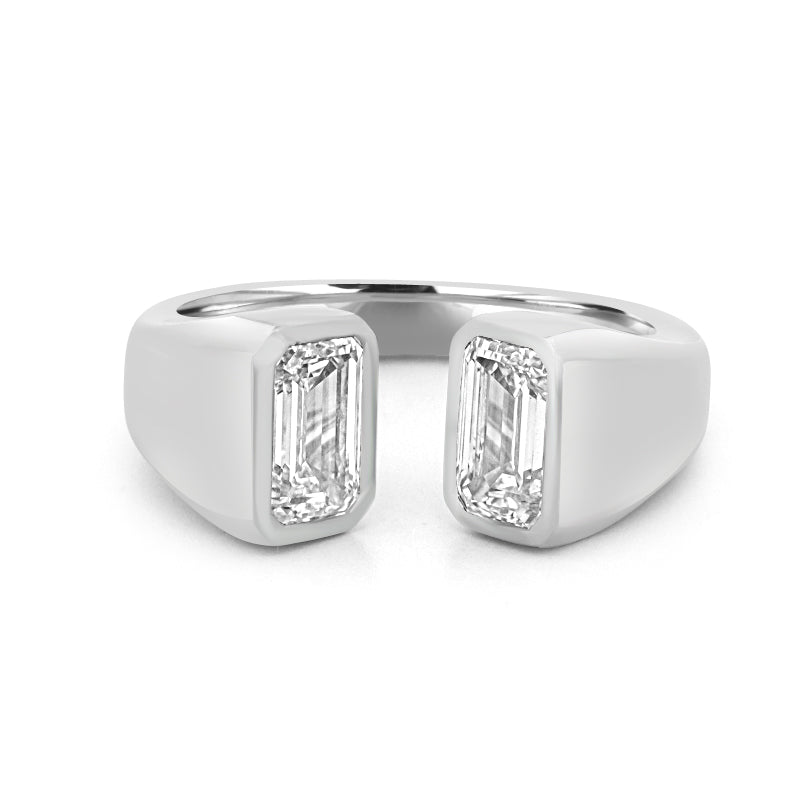 Bague Chunky Emerald Reflection (LG)