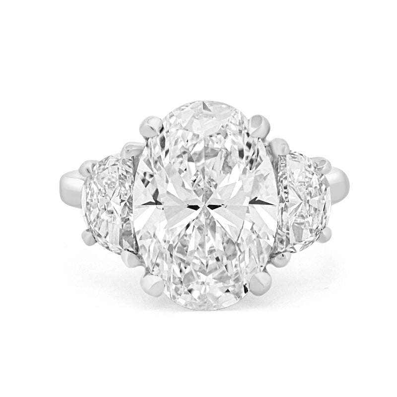 5.30 CT "Moonlight" Ovale Trilogy Ring (LG)