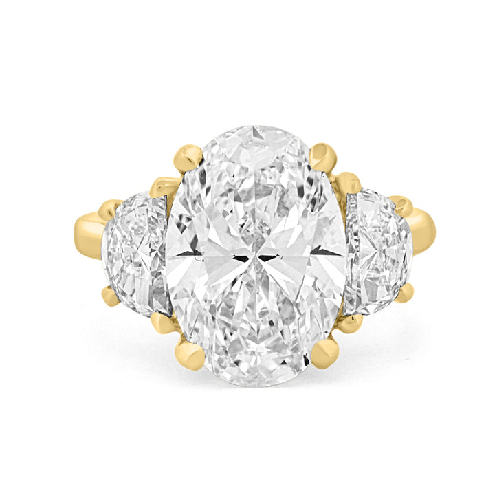 5.30 CT "Moonlight" Ovale Trilogy Ring (LG)