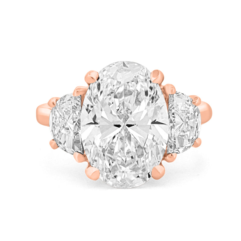 5.30 CT "Moonlight" Ovale Trilogy Ring (LG)