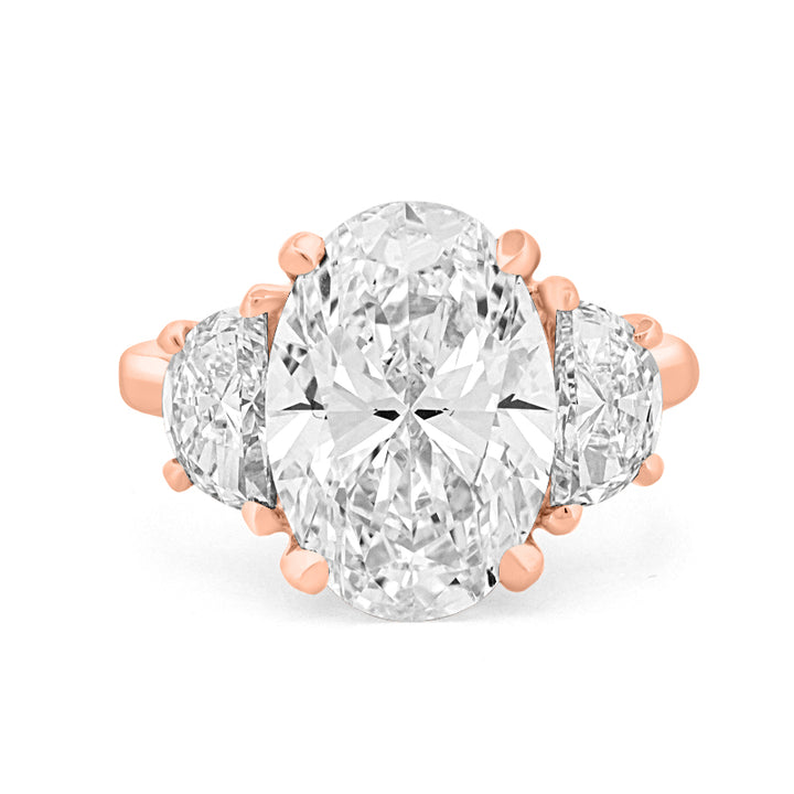5.30 CT "Moonlight" Ovale Trilogy Ring (LG)
