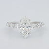 1,57 CT Marquise Cut Under-Halo Pavé Solitaire (LG)
