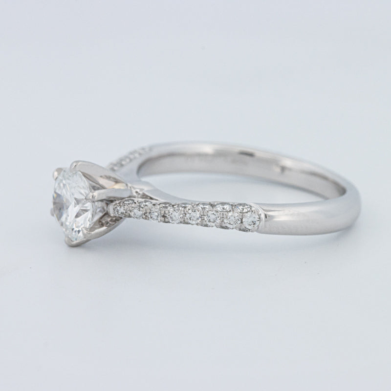 Round Cut Pavé Solitaire (LG)