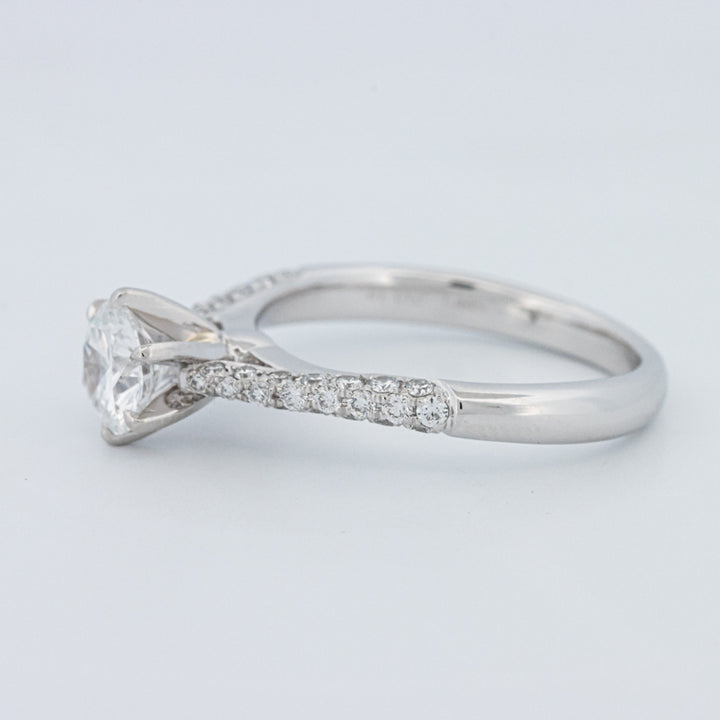 Round Cut Pavé Solitaire (LG)