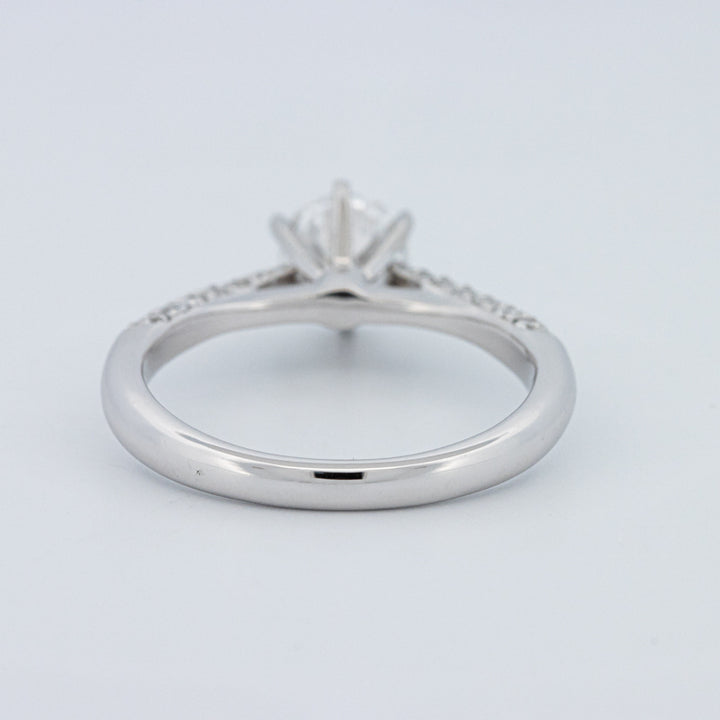 Round Cut Pavé Solitaire (LG)