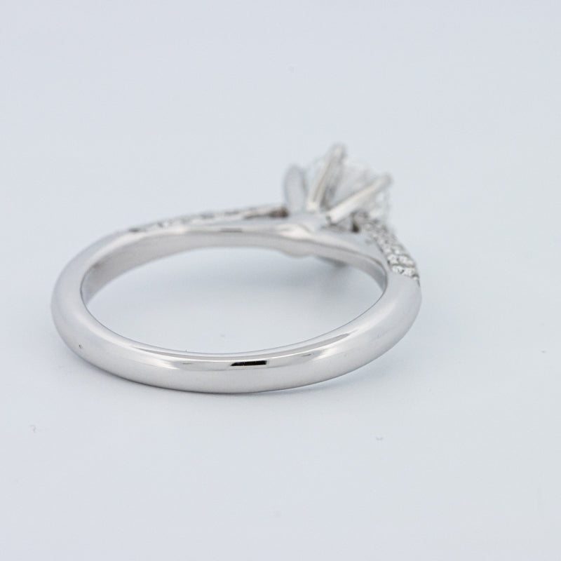 Round Cut Pavé Solitaire (LG)