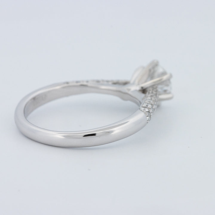 Round Cut Pavé Solitaire (LG)