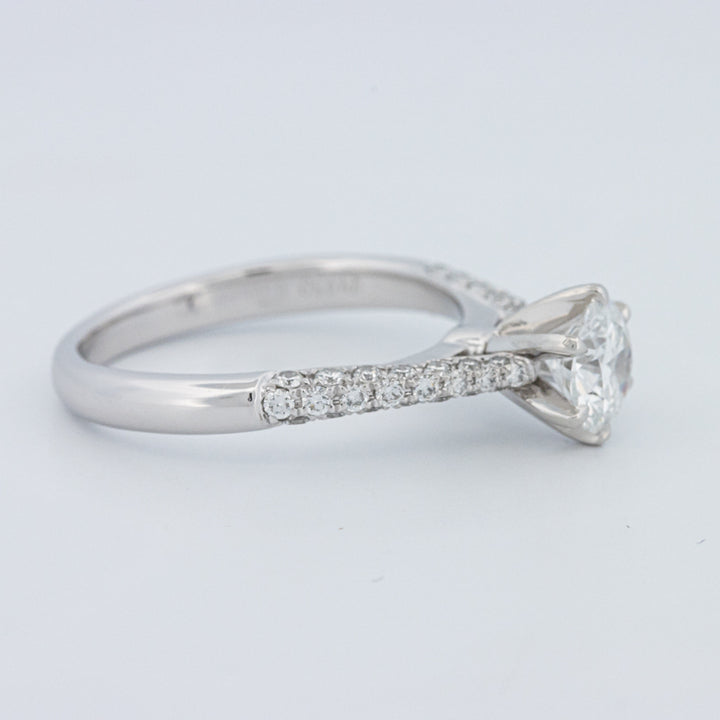 Round Cut Pavé Solitaire (LG)