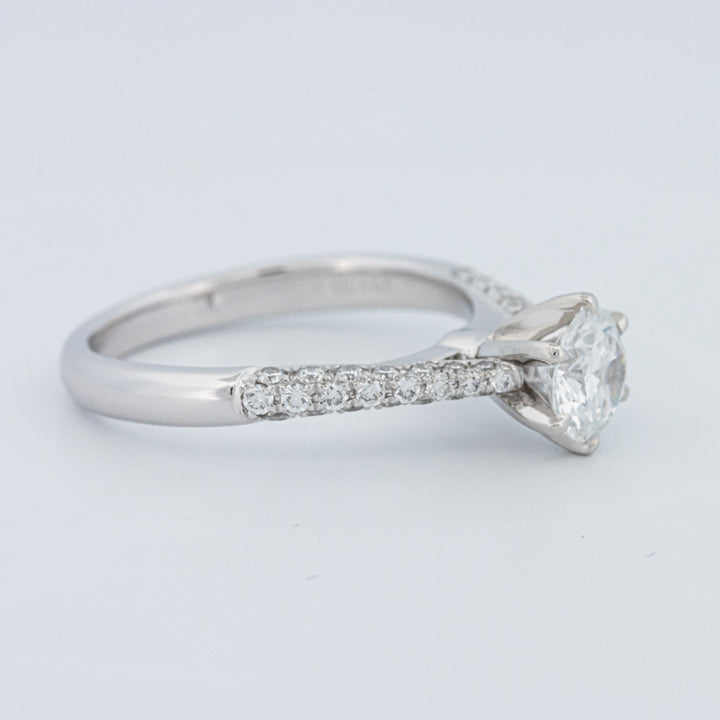 Round Cut Pavé Solitaire (LG)