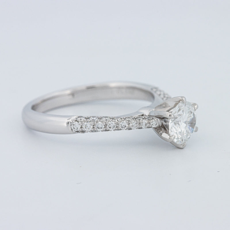 Round Cut Pavé Solitaire (LG)