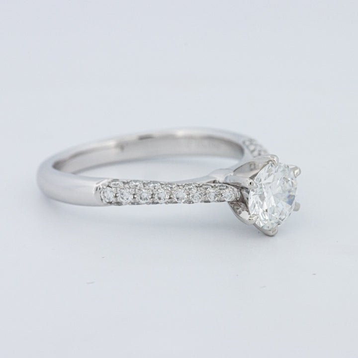 Round Cut Pavé Solitaire (LG)