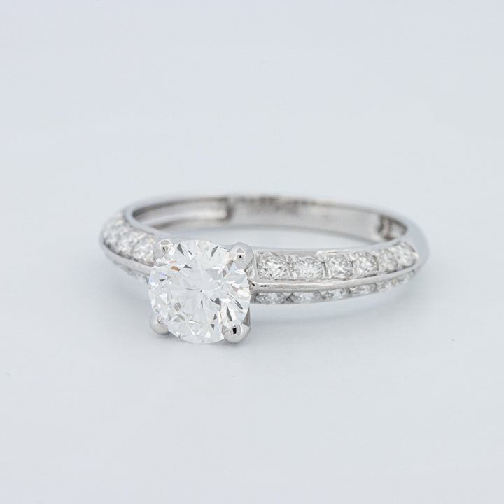 Round Cut Pavé Solitaire (LG)