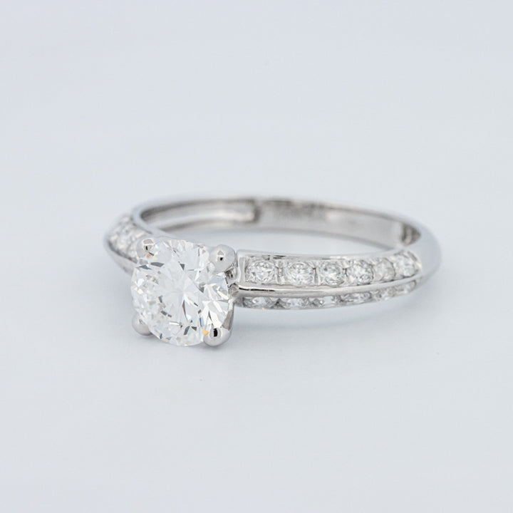 Round Cut Pavé Solitaire (LG)