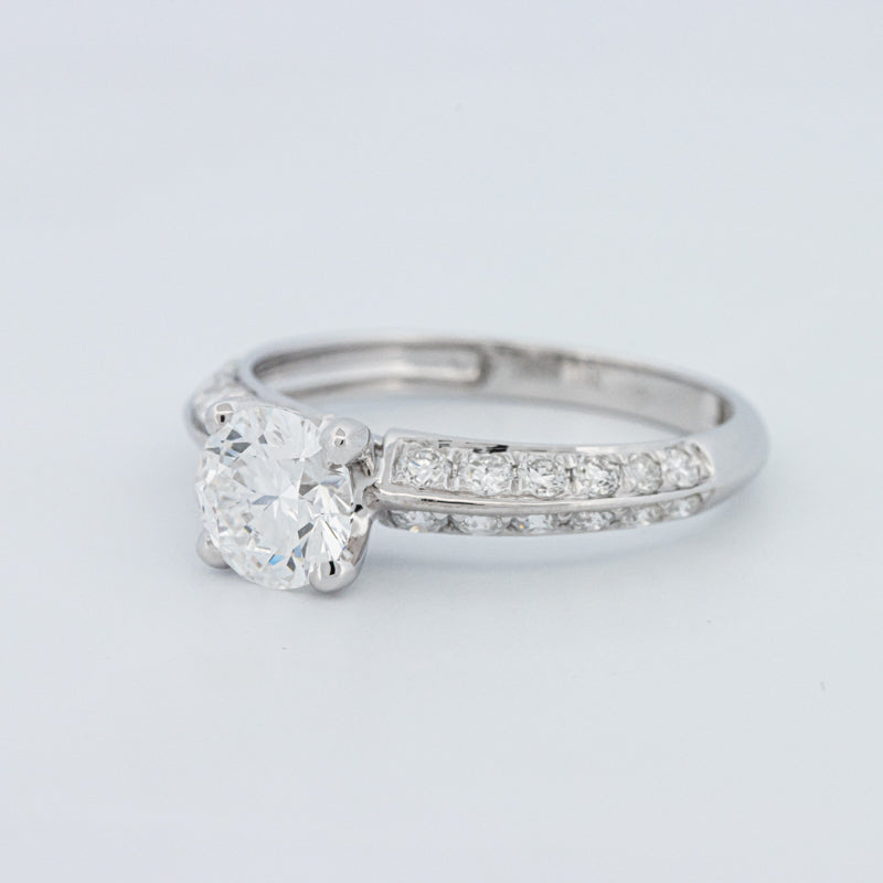 Round Cut Pavé Solitaire (LG)