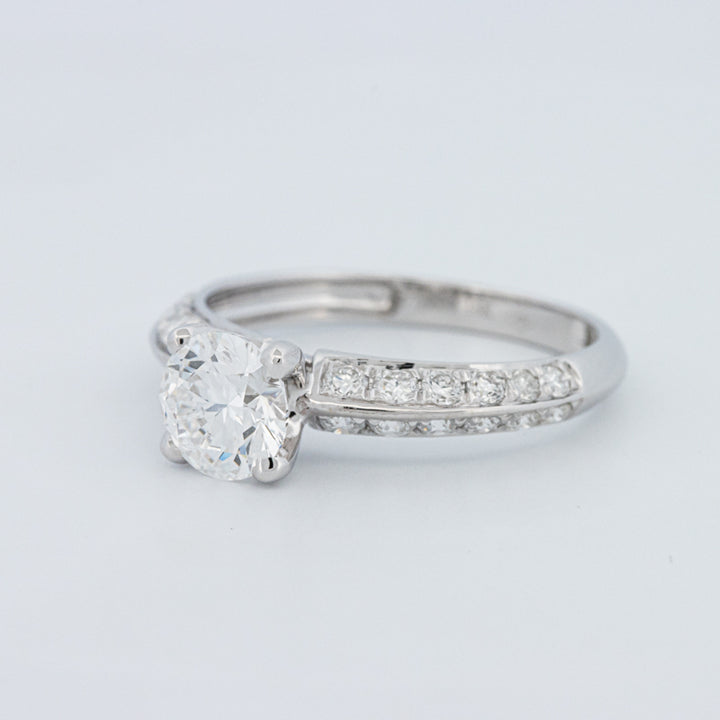 Round Cut Pavé Solitaire (LG)