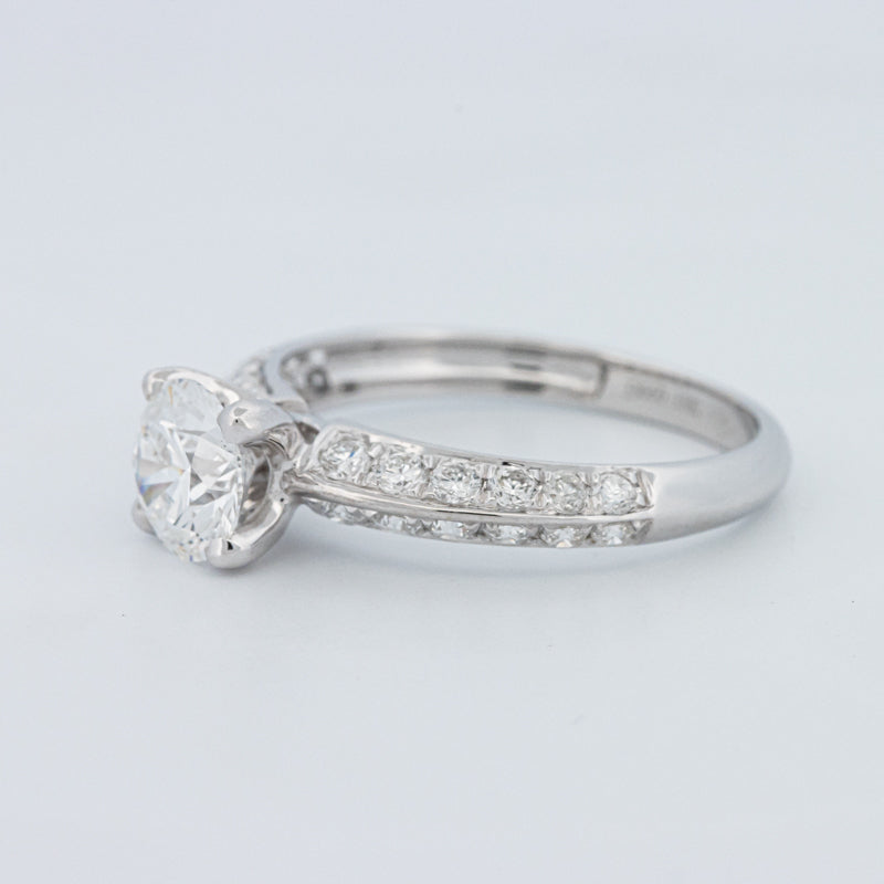 Round Cut Pavé Solitaire (LG)