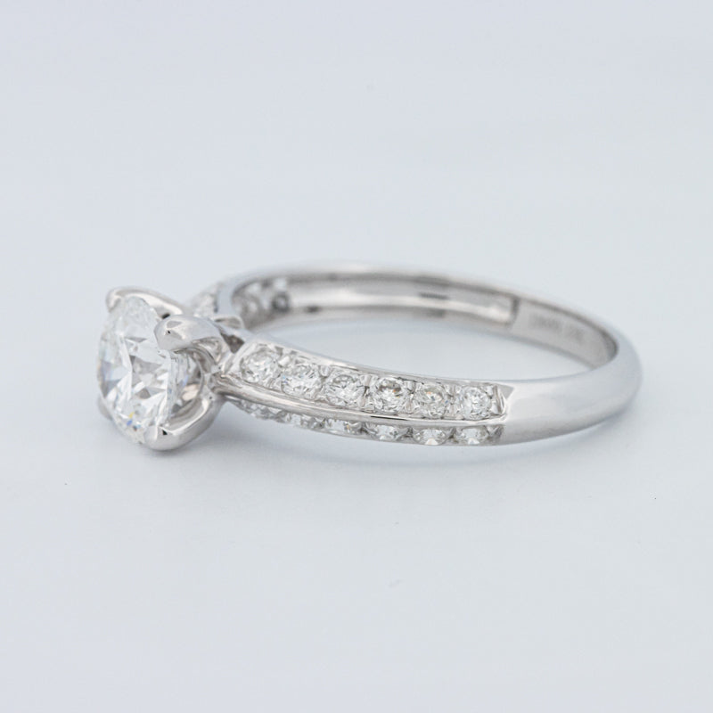 Round Cut Pavé Solitaire (LG)