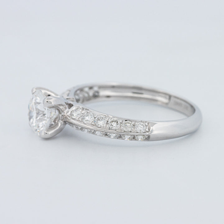 Round Cut Pavé Solitaire (LG)