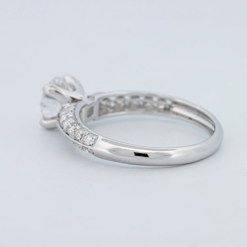 Round Cut Pavé Solitaire (LG)