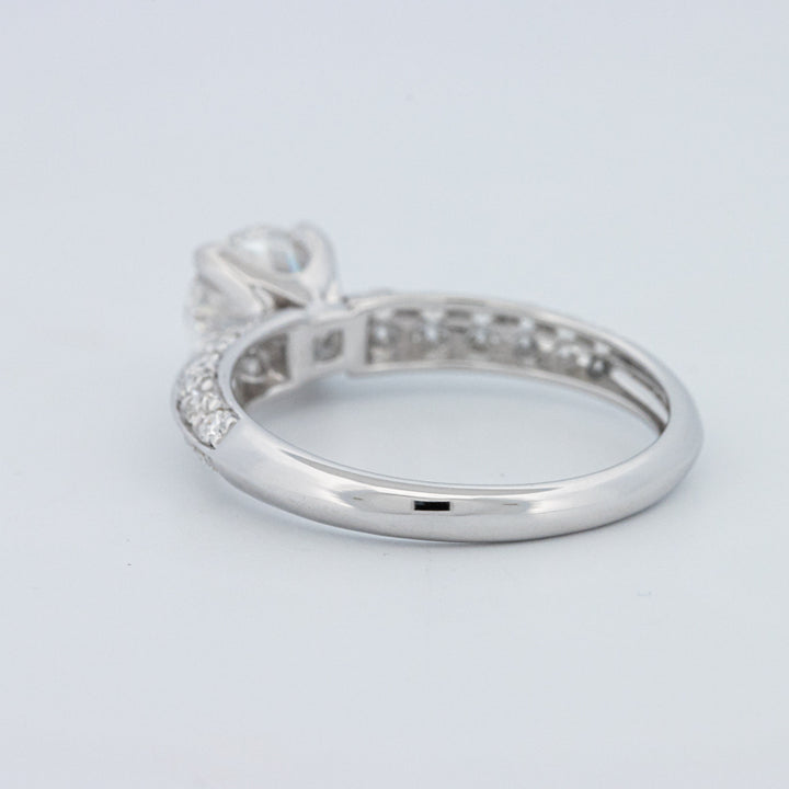 Round Cut Pavé Solitaire (LG)