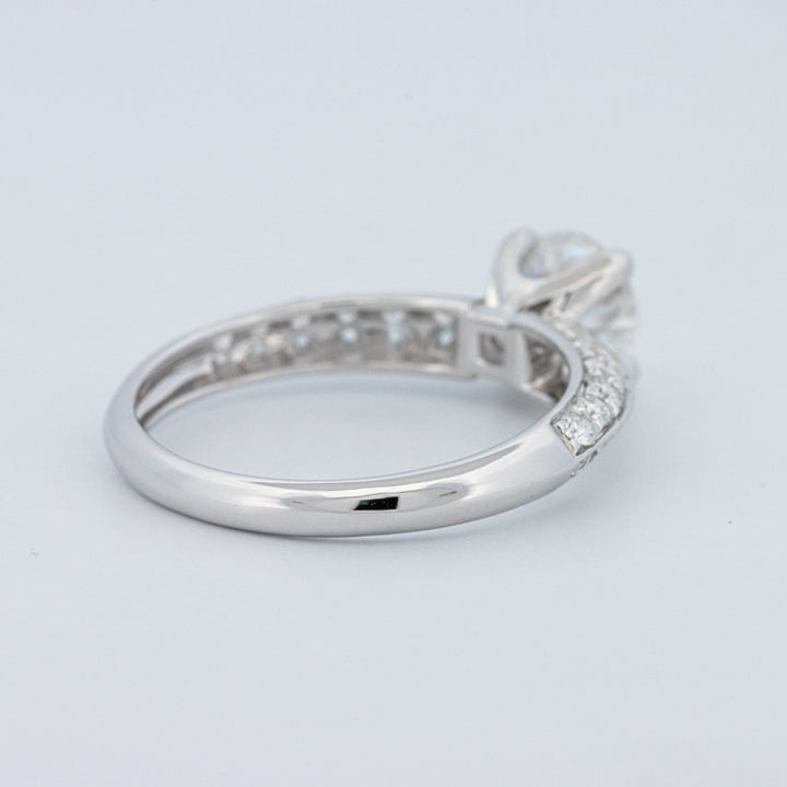 Round Cut Pavé Solitaire (LG)