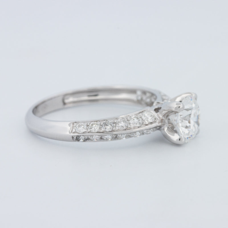 Round Cut Pavé Solitaire (LG)