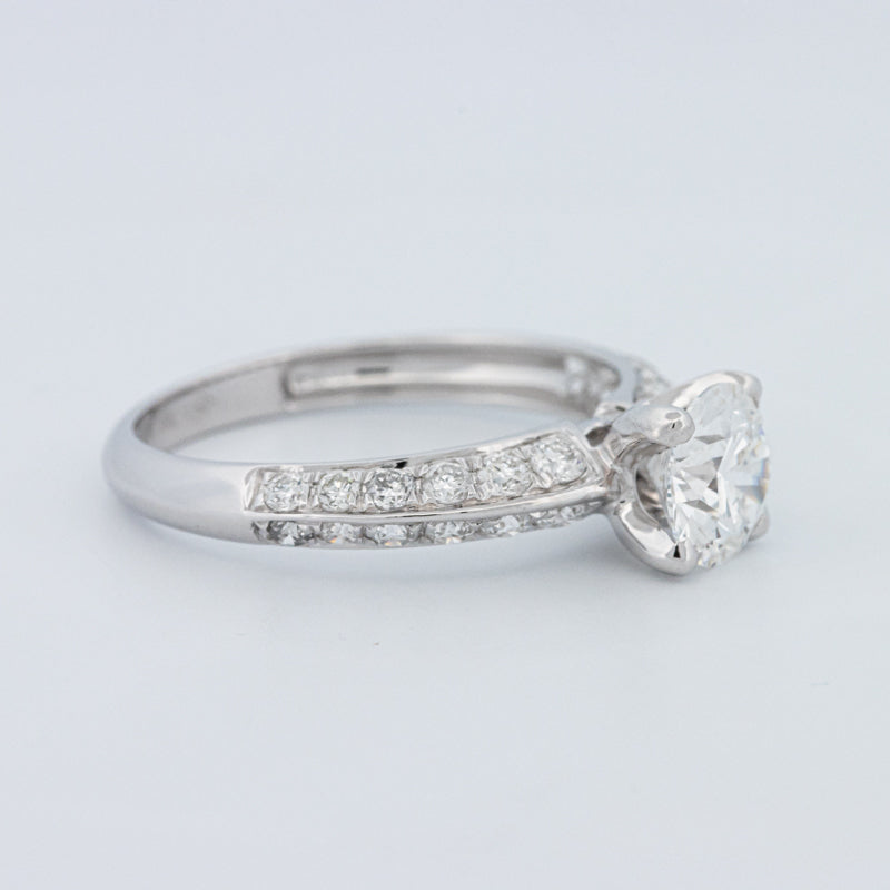 Round Cut Pavé Solitaire (LG)