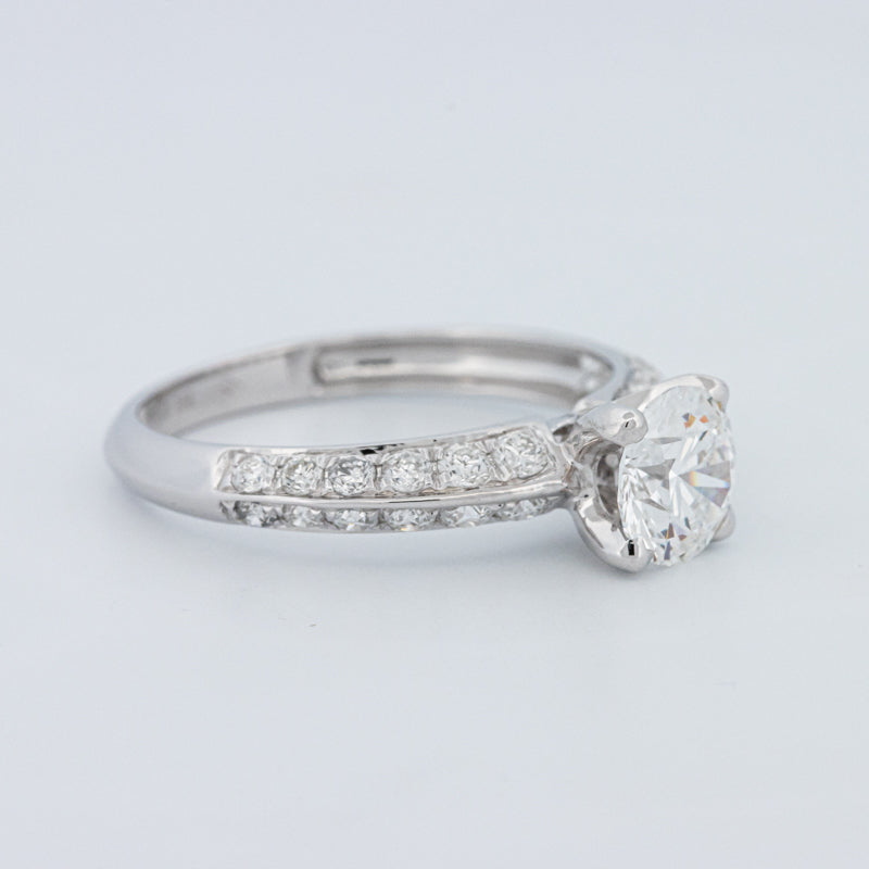 Round Cut Pavé Solitaire (LG)