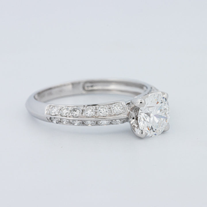 Round Cut Pavé Solitaire (LG)